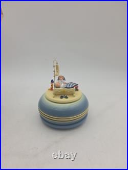Music Box Small Good Night Blue 15 cm Erzgebirge Music Box Small Good Night Blue 15 cm Erzgebirge