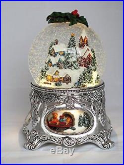 Music Box World (Spieluhrenwelt) Christmas Snow Globe & Music Box- Mountain