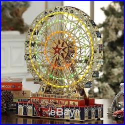 Musical World's Fair Grand Ferris Wheel Animated Rotating Motion Xmas Carols