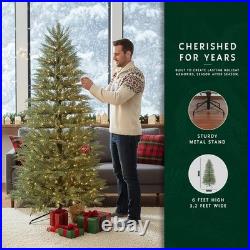 My Texas Home House Cypress Fir Artificial Christmas Tree (6ft Prelit) HearthFir