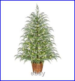 My Texas House 4FT Pre-Lit Cypress Pot Christmas Tree LED Lights NEW My Texas House 4FT Pre-Lit Cypress Pot Christmas Tree LED Lights NEW