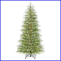 My Texas House 7.5ft Cypress Pre-Lit LED Christmas Tree 500 Twinkle Lights USA