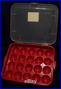 NEWChristmas Ornament Storage Container Case -Sturdy Plastic Box Chest Holiday