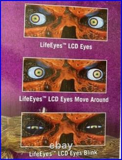 NEW? 12 ft Giant Inferno Pumpkin Head Skeleton Halloween NEW? 12 ft Giant Inferno Pumpkin Head Skeleton Halloween