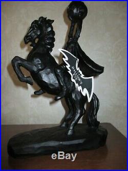 NEW- 19 Headless Horseman Ichabod Crane Sleepy Hollow Statue Black Halloween