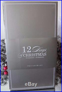 NEW 2016 Pottery Barn Twelve Days of Christmas Ornaments set of 12