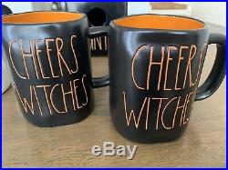 NEW 2019 Rae Dunn HAUNTED & HOME Birdhouse & Mug (CHEERS WITCHES & SPOOKY) Set