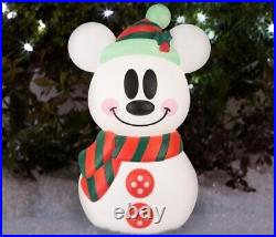 NEW 2ft Mickey and Minnie Mouse Disney Blow Mold Light Up Christmas