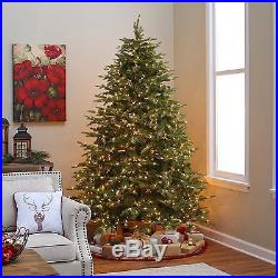 NEW 7.5 ft. Pre-Lit Buchanan Spruce Christmas Tree Clear lights