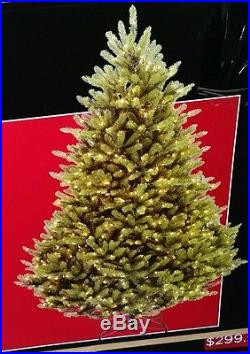 NEW 7.5ft Berkshire Fir Prelit Clear Lights Christmas Tree NIB