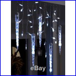 NEW 9 Boxes Gemmy Lightshow White Shooting Star 5-Light White Icicle Set