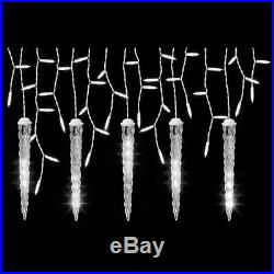 NEW 9 Boxes Gemmy Lightshow White Shooting Star 5-Light White Icicle Set
