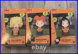 NEW All 3 Sanderson Sisters Hocus Pocus Halloween Inflatables LARGER 5′ tall