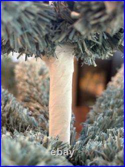 NEW Bethany Lowe Holiday Variegated Look Aqua Raffia Tree In Resin Urn Base 28 NEW Bethany Lowe Holiday Variegated Look Aqua Raffia Tree In Resin Urn Base 28