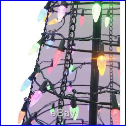 NEW- Christmas Holiday 6 ft. Pre-Lit LED Tree with Star & Color Changing Lights