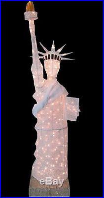 NEW Christmas Holiday 7 FOOT Statue of Liberty Lighted Mesh Yard Decoration