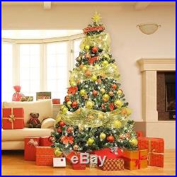 NEW Christmas Tree Large Artificial Realistic Xmas Trees 5ft 6ft 7ft UK SELLER