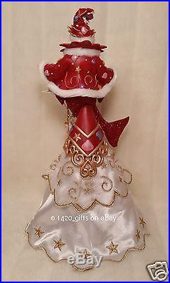 NEW! December Diamonds KING NEPTUNE II Merman Tree Topper Ornament, ©2014, NIB