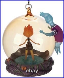 NEW Disney Elemental Wade & Ember Glass Ball Ornament 2023