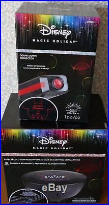 NEW Disney Magic Holiday Musical Light Show Control Box with Speaker + COUNTDOWN