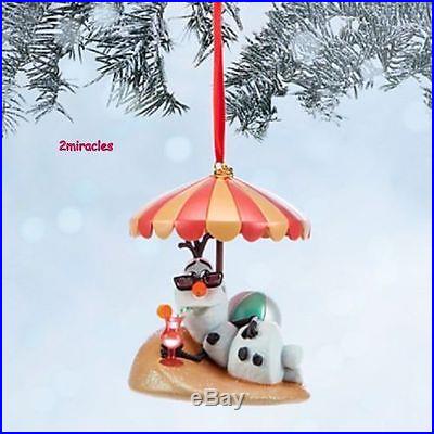 NEW Disney Store Frozen Olaf Frozen Movie Christmas Tree Holiday Ornament