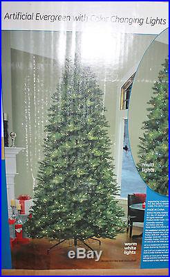 NEW GE 12' ARTIFICIAL EVERGREEN 1200 LED LIGHT PRE-LIT CHRISTMAS TREE ART. 932910
