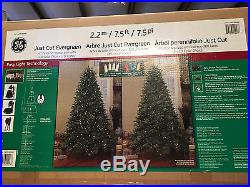 NEW- GE 7.5-ft Pre-Lit Frasier Fir Artificial Christmas Tree with Color Changing