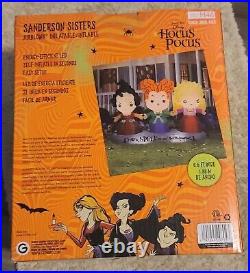 NEW Gemmy 4.5 ft Hocus Pocus Sisters Scene Halloween Inflatable Spell on You