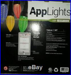 NEW Gemmy LED LightShow 24 AppLights C9 Set Bundle Lot 4 SETS / 96 Lights
