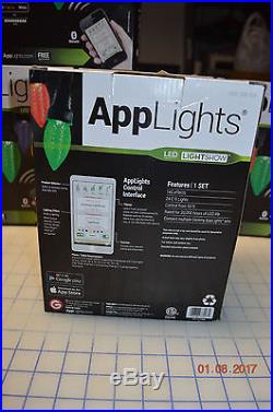 NEW Gemmy LED LightShow 24 AppLights C9 Set Bundle Lot 5 SETS / 120 Lights