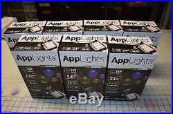 NEW Gemmy LED LightShow 24 AppLights G-30 Set Bundle Lot 7 SETS / 168 Lights
