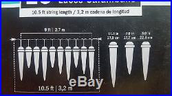 NEW- Gemmy LightShow- Shooting Star Icicle 6 Boxes / 60 Icicle LED Lights