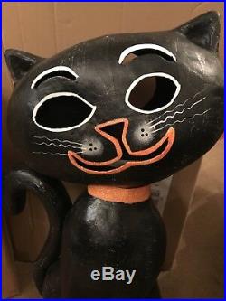 NEW Halloween PBK Pottery Barn Kids Jumbo Black Cat Luminary Candle ONLY 2 LEFT