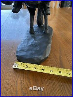 NEW- Headless Horseman Ichabod Crane Sleepy Hollow Statue Black Halloween