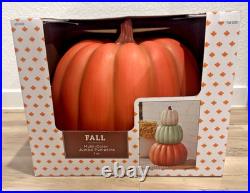 NEW Hobby Lobby Fall Halloween Stackable Pumpkins Orange Nesting Decorative Set NEW Hobby Lobby Fall Halloween Stackable Pumpkins Orange Nesting Decorative Set