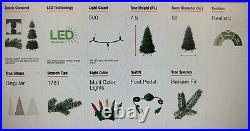 NEW Home Accents Holiday 7.5 ft. Pre-Lit LED Barbour Spruce Artificial Christmas