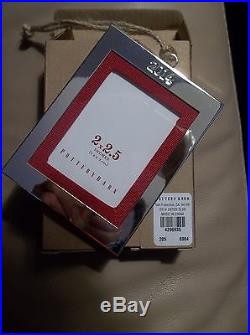 NEW IN BOX POTTERY BARN 2014 DATED PHOTO PICTURE FRAME ORNAMENT