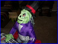 NEW Inflatable Halloween 7 FT Yard Decorate Ghoul Organ Music Lights Head Moves