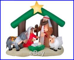 NEW Inflatable Nativity Holy Family Scene 7 ft Wide Christmas Yard Decor Outdoor