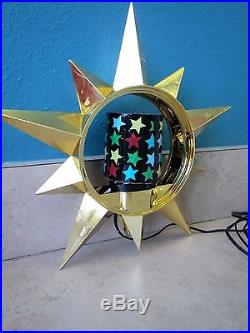 New Kurt S. Adler Bradford Early Years Color Changing Lighted Tree Topper Star