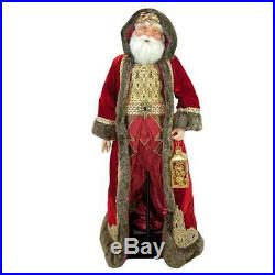 NEW Katherine's Collection Large 6' Life Size Holiday Cheer Santa Doll 28-828217