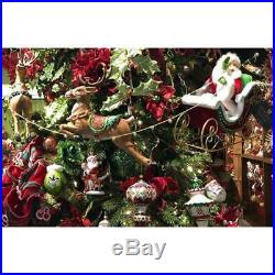 NEW Katherine’s Collection Night Before Christmas Santa Sleigh Reindeer 28828322