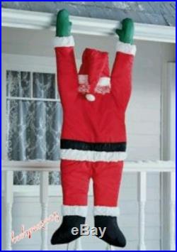 NEW LIFE SZ HANGIN ON SANTA CHRISTMAS IN/OUTDOOR HOLIDAY DECOR/PROP