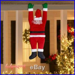 NEW LIFE SZ HANGIN ON SANTA CHRISTMAS IN/OUTDOOR HOLIDAY DECOR/PROP
