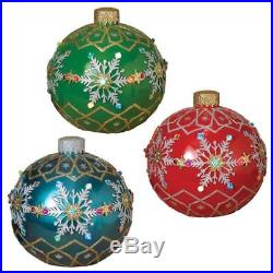 NEW Large 18 Electric Lighted Poly-resin Ornament Christmas Outdoor Decoration
