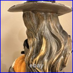 NEW MacKenzie-Childs Spellbound Witch on Moon Resin Figure Courtly 21 Flaw Read
