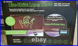 NEW Mr Christmas Programmable Lite-Write Laser Show LIGHTS SOUND HALLOWEEN