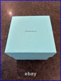 NEW Never Hung Tiffany & Co. Crystal Etched Ball Bauble Christmas Ornament 2018