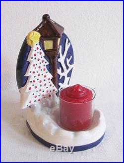 NEW! Noritake Twas The Night Before Christmas Salt Pepper Cream Sugar & Candle