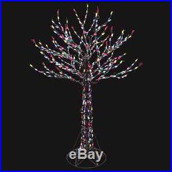 NEW Outdoor Christmas Decoration Multi Color LED Light Xmas Tree Sculpture 6 ft